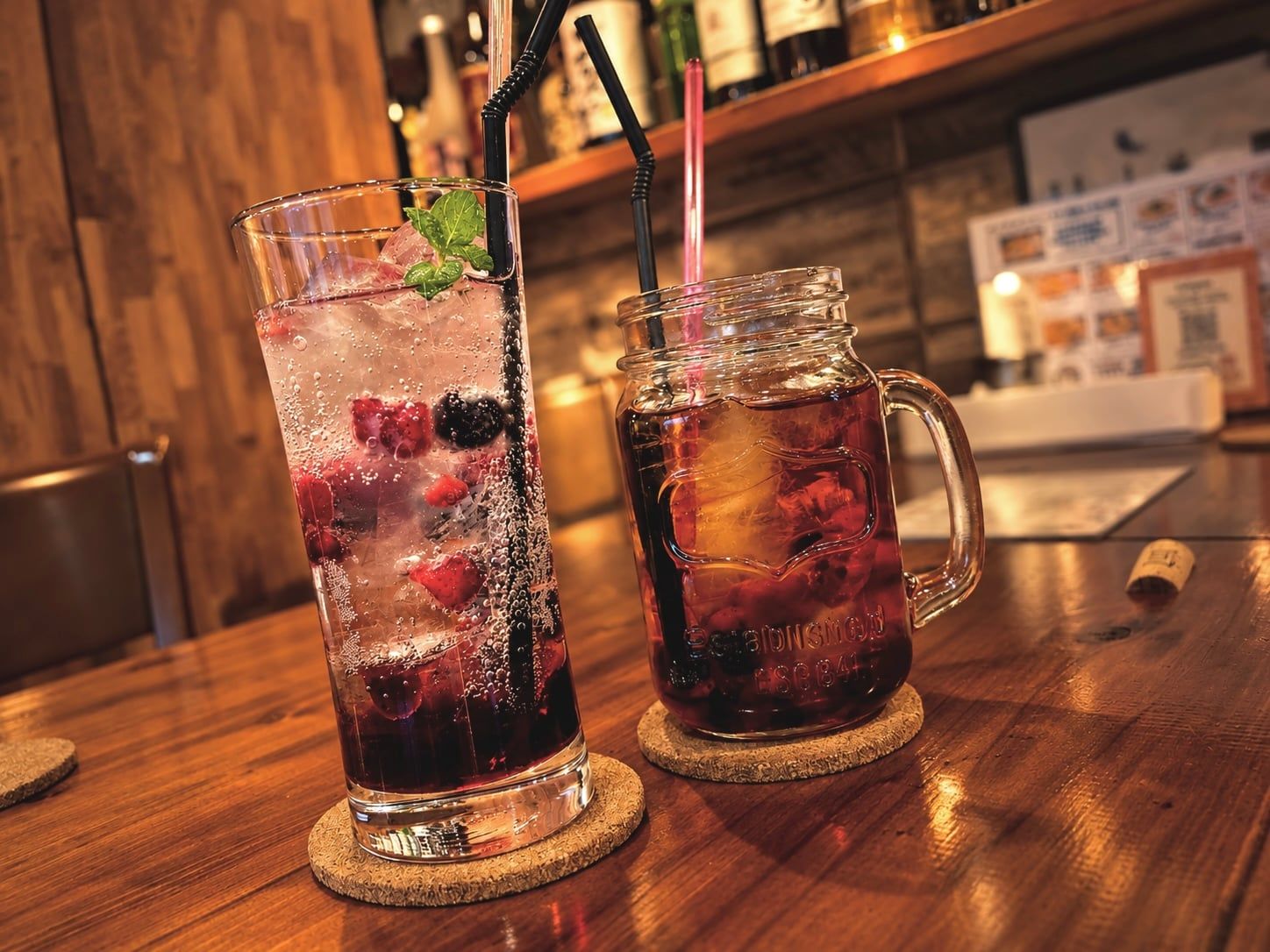 ベリーのノンアルコールドリンク